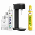 Produktbild: Sparangebot: Ruby Wassersprudler (Schwarz) + CO2-Zylinder Zitrone