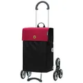 Produktbild: Andersen Einkaufstrolley Treppensteiger Scala Shopper Hera schwarz - rot 119-004-74