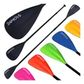 Produktbild: 24MOVE® Paddel Doppelpaddel 2 in 1 Teleskoppaddel Stechpaddel für SUP Stand Up Board , Kajak, Leicht aus Aluminium 230cm, verstellbar