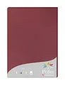 Produktbild: Clairefontaine 24293C Packung mit 25 Karten Pollen 210g, DIN A4, 21 x 29,7cm, Bordeaux