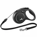 Produktbild: FLEXI Rollleine New CLASSIC Seil - 5m, bis 20kg - Schwarz
