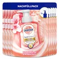 Produktbild: Sagrotan Samt-Schaum Nachfüller Kirschblüte & Rose – 8 x 250 ml Schaumseife im praktischen Vorteilspack