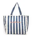 Produktbild: s.Oliver Shopper Schultertasche Tasche Dark Blue Stripes Blau Weiß