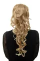Produktbild: Haarteil Zopf voluminös lockig Steckkämme & Gummizug Blond-Mix 60cm WK03-27T613
