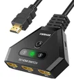 Produktbild: HDMI Switch Splitter 3 Port UHD 4K 3D HDR Xbox PS5 Fire Stick Blu-ray 3 In 1 Out