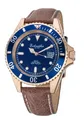 Produktbild: Eichmüller Taucheruhr 3462-03 Lederband 20 ATM rose-hellbraun-blau 43 mm