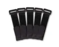 Produktbild: ChiliTec Klettband Klettband mit Öse, 5er Pack 15x2cm, schwarz