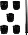 Produktbild: Daloual 5 x Bürstenkopf Schwarz Griff 26 cm