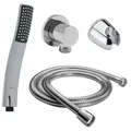 Produktbild: Duschbrause Handbrause Dusche Schlauch 150 cm mit Wandanschluss + Brausehalter