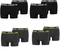 Produktbild: HEAD Herren Boxershorts Unterwäsche 8P (Black/Phantom Lime, XL), 701202741 8P