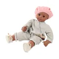 Produktbild: Götz 2267838 Maxy Muffin Avocado Puppe - 42 cm große Babypuppe mit braunen Schlafaugen, ohne Haare und Weichkörper - Weichkörperpuppe in 5-teiligen Set