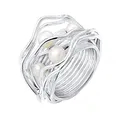 Produktbild: Nenalina Ring Silber 925 Damen Silberring Damenring mit 4 Süßwasserperlen (weiß)
