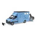 Produktbild: Bruder Mercedes Benz Sprinter Tiertransporter mit Pferd Spielzeugauto Fahrzeug