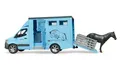 Produktbild: BRUDER® 02674 MB Sprinter Tiertransporter mit 1 Pferd (weiß), NEU & OVP