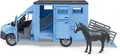 Produktbild: Bruder Spielfahrzeug Freizeit Reiten MB Sprinter Tiertransporter 1 Pferd 02674
