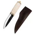 Produktbild: Wikinger Messer mit Knochengriff Steckangel inkl. Scheide Mittelaltermesser