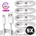 Produktbild: 5X Original Samsung Micro USB Schnell Ladekabel für Galaxy S2 S3 S4 S5 S6 S7