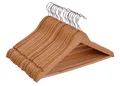 Produktbild: Spetebo Kleiderbügel Holz Kleiderbügel - 20 Stück / natur, (Set, 20-tlg), Garderoben Holzbügel