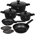 Produktbild: BerlingerHaus Matte Black Collection 10er-Set mit Titan-Oberfläche