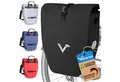 Produktbild: Valkental Fahrradtasche Gepäckträgertasche - Fahrradtasche für Gepäckträger, wasserdicht, große Reflektoren, 20L & 28L
