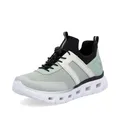 Produktbild: Rieker Damen Low-Top Sneaker M6061, Frauen Halbschuhe,Turnschuhe,Laufschuhe,straßenschuhe,Strassenschuhe,Sportschuhe,grün Kombi (52),37 EU / 4 UK