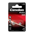 Produktbild: 2x CAMELION AG 5 Alkaline Knopfzelle / LR48 / LR754 / 393 / BP2 im Blister