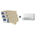 Produktbild: Tork Aktionsset 3x OptiServe® Toilettenpapier + Spender T7 472640+558040 , Spendermaße (B x H x T): 36 x 20,7 x 13 cm