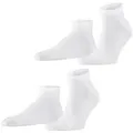 Produktbild: FALKE Sneakersocken FALKE Happy 2-Pack Herren (2-Paar) Set aus 2 Paar Baumwollsneakern weiß 47-50