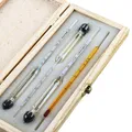 Produktbild: Alkoholmeter Tester 3 pcs Hydrometer Meter Alkoholgehalt 0-100 Vol% Alkohol V...