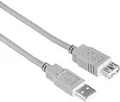 Produktbild: HAMA 00200906 USB-Verlängerungskabel USB 2.0 3m A-Stecker A-Kupplung (00200906)