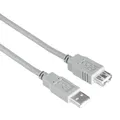 Produktbild: HAMA USB-Verlängerungskabel, USB 2.0, 3,00 m (00200906)