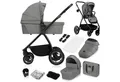 Produktbild: lionelo Kombi-Kinderwagen MERIL 2IN1, (2in1), 2in1/XL-Babywanne/Gummiräder/UPF50+/3D Panorama/Adapters