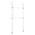 Produktbild: WENKO Teleskop-Garderobe Herkules 50610100 grau Metall 75,0 - 120,0 x 165,0 - 300,0 cm