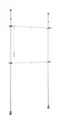Produktbild: WENKO Herkules Basic Teleskop-Garderobensystem - Weiß (50610100)