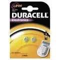Produktbild: Duracell Knopfzellen, LR44, VE: 2 Stück Batterie für zahlreiche elektronische Geräte, kompatibel mit V13GA, A76, 303/357-1W, LR1154, KA76 (936915)