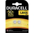 Produktbild: Duracell Duracell Knopfzelle LR 44 1.5 V 2 St. 105 mAh Alkali-Mangan Elektro AG Knopfzelle, (1.50 V)