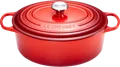 Produktbild: Le Creuset Signature Ovaler Bräter 31 cm Kirschrot 21178310602430
