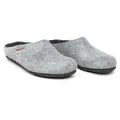 Produktbild: Magicfelt Filz Pantoffel (1-tlg) Pantoffeln - Aus 100% reiner Merinowolle grau 38 EU