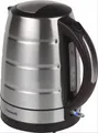 Produktbild: Wasserkocher Silber Schwarz Edelstahl 1,7L 1850W 360° Basis - Hanseatic 84452864