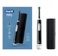 Produktbild: Oral-B Elektrische Zahnbürste Pro 1 Cross Action Zahnbürste schwarz