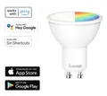 Produktbild: Hama WLAN LED Lampe GU10 5,5W RGBW WiFi Smart Reflektor Dimmbar Alexa Google 349