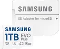Produktbild: Samsung microSD Card EVO Plus microSD-Karte Retail 1TB A2 Application Performance Class, v30 Video Speed Class, UHS-Class