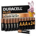 Produktbild: DURACELL Plus AAA-Batterien (24er-Pack) – Alkaline-Batterien 1,5 V