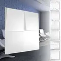 Produktbild: Hexim - 3d Wandpaneele Aus Pvc Kunststoff - Weiße Wandverkleidung Mit 3d Optik - Cube Motive: 5 Qm 20 Platten, Hd132