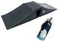 Produktbild: Sandora Set Skater Rampe 3+1 mit Trinkflasche C.Bears 330 ml 99905 | 113 x 39,5 x 16 cm Sprungrampe, Skateboardrampe mit 60 kg Belastbarkeit | Skaterrampe