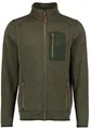 Produktbild: OS Trachten Orbis Herren Fleecejacke Strickfleecejacke Freizeitjacke mit Stehkragen hochgeschlossen Nucku, Größe:M, Farbe:Oliv