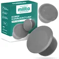 Produktbild: Millto™ Muffenstopfen HT Rohr Ø DN 50 mm Grau | Abwasser Kappe Kunststoff Abflussrohr Kunststoffstopfen PVC PP Verbindung Anschlussstück Deckel