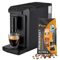 Produktbild: Tchibo Kaffeevollautomat Esperto mini, Schwarz – Kaffeeprobierset GRATIS