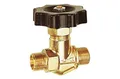 Produktbild: RIEGLER 103763-213.40 Nadelventil, Messing, mit Feinregulierung, G 1/4 AG, DN 4, 1Stk