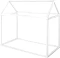Produktbild: roba Nachhaltiges Montessori Hausbett 70 x 140 cm - Kinderbett ausem Massivholz - Weiß